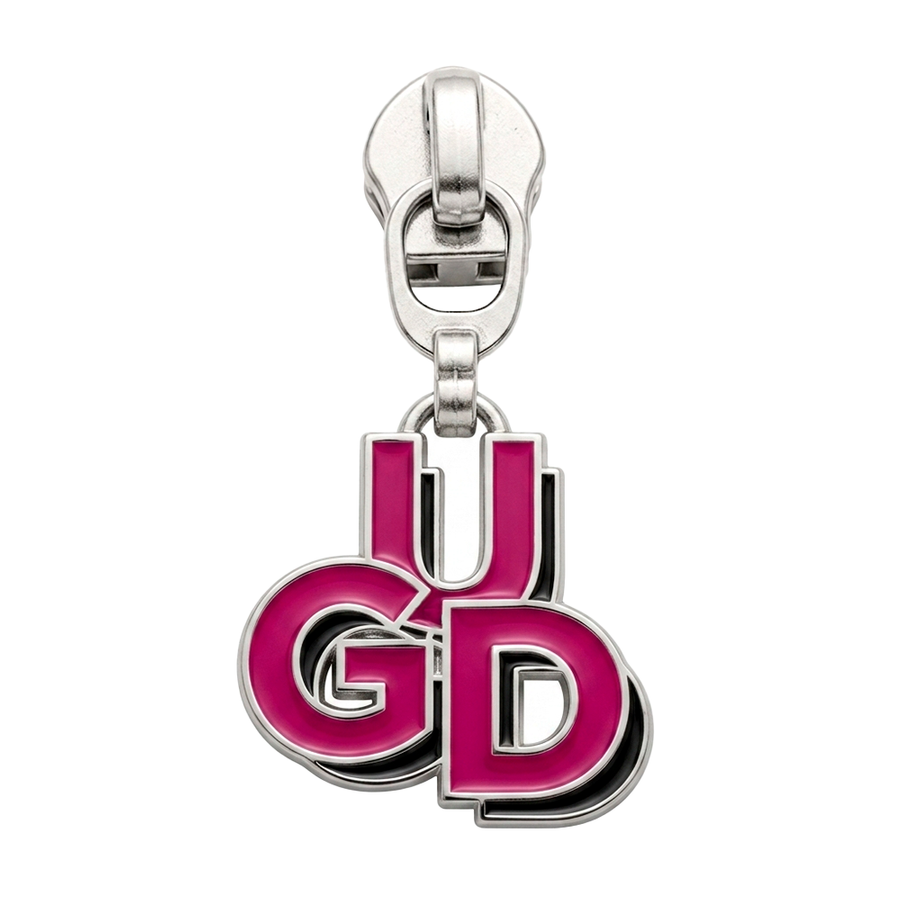 Hard Enamel Metal Zipper Pullers - Custom Stickers Now