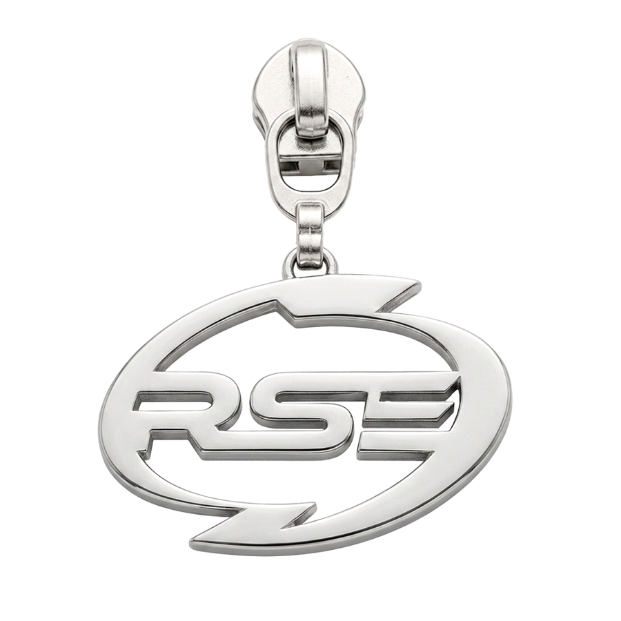 Die Struck Metal Zipper Pullers - Custom Stickers Now