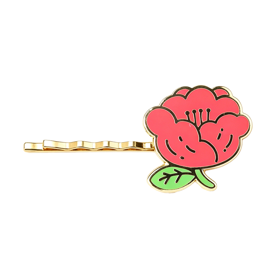Hard Enamel Metal Hair Clips - Custom Stickers Now