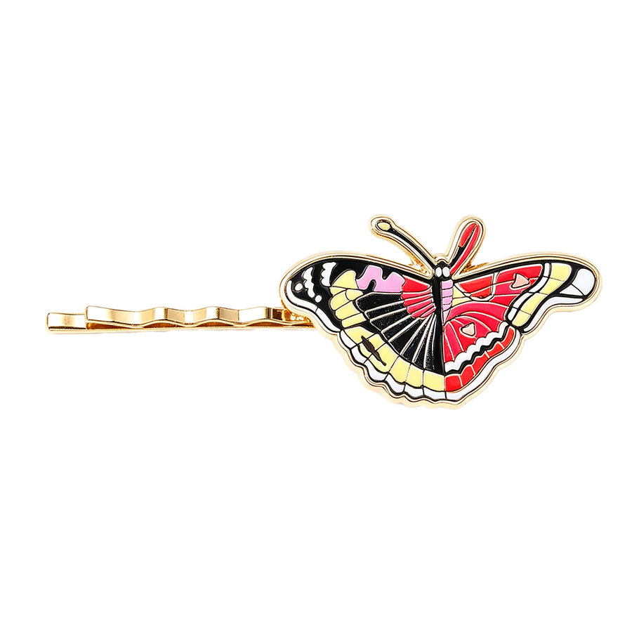 Hard Enamel Metal Hair Clips - Custom Stickers Now