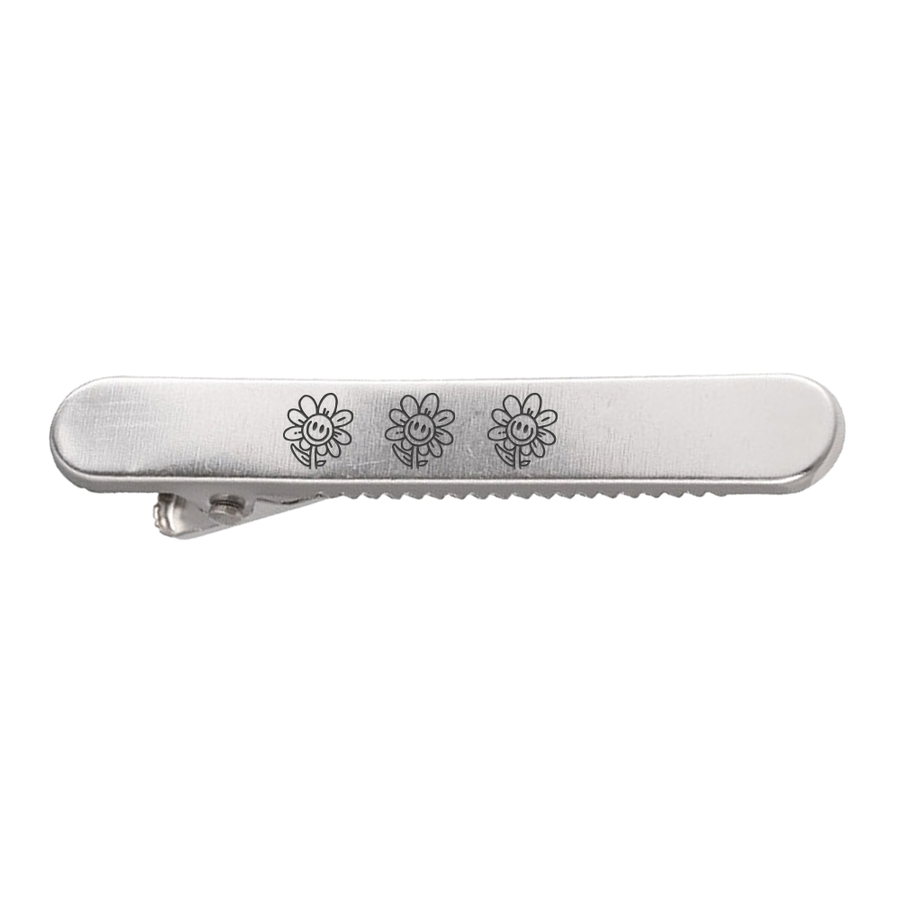 Laser Cut Metal Hair Clips - Custom Stickers Now