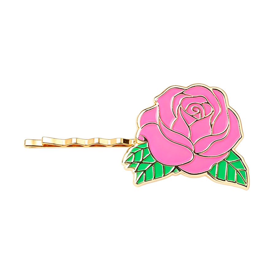 Soft Enamel Metal Hair Clips - Custom Stickers Now