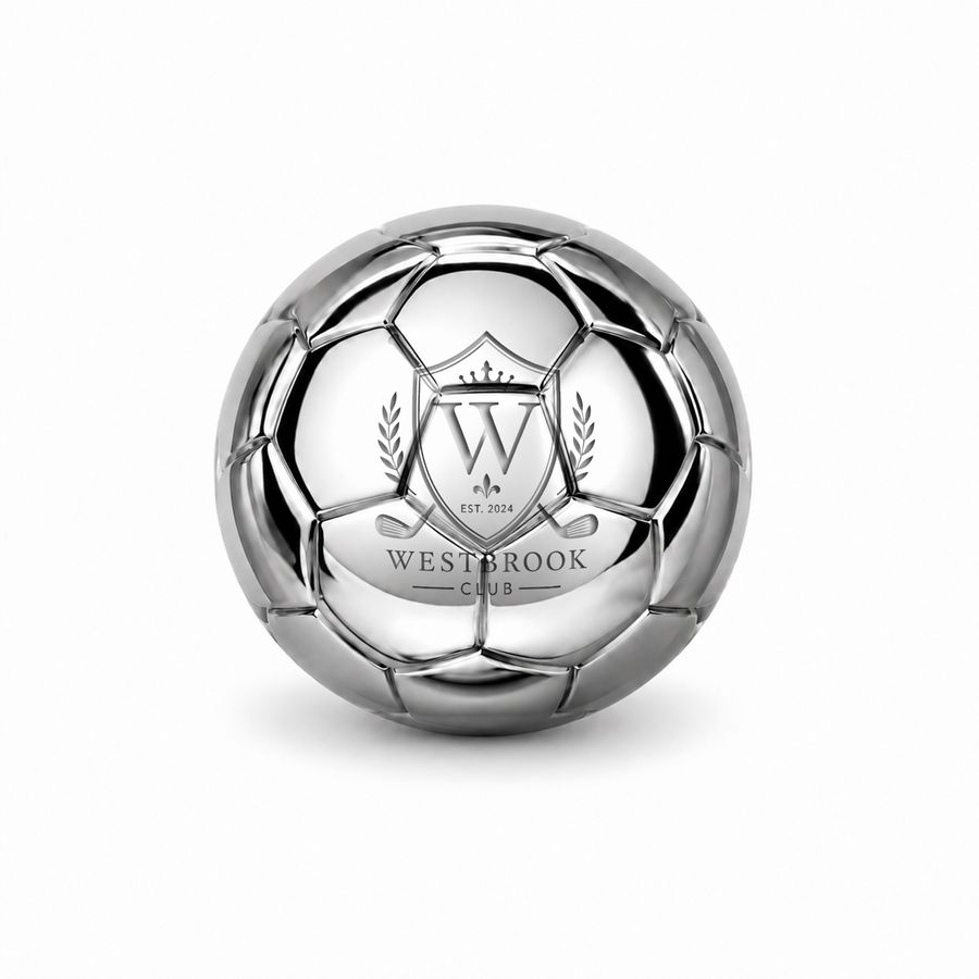 Soccer Ball Stainless Steel Ice Cubes - Custom Stickers Now