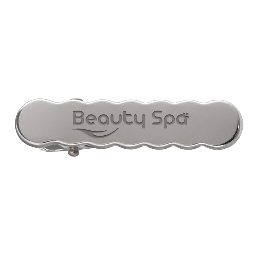 Laser Cut Metal Hair Clips - Custom Stickers Now