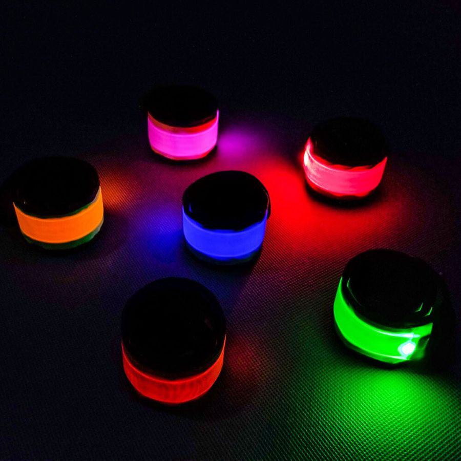 Light Up Slap Wristbands - Custom Stickers Now
