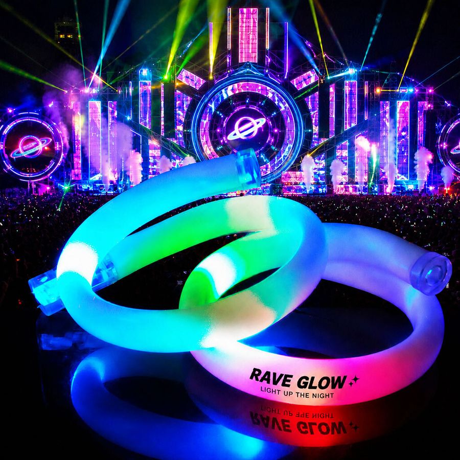 Glow Tube Wristbands - Custom Stickers Now