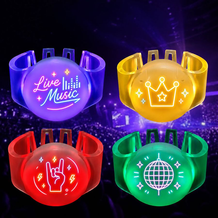 Glow Cheer Wristbands - Custom Stickers Now