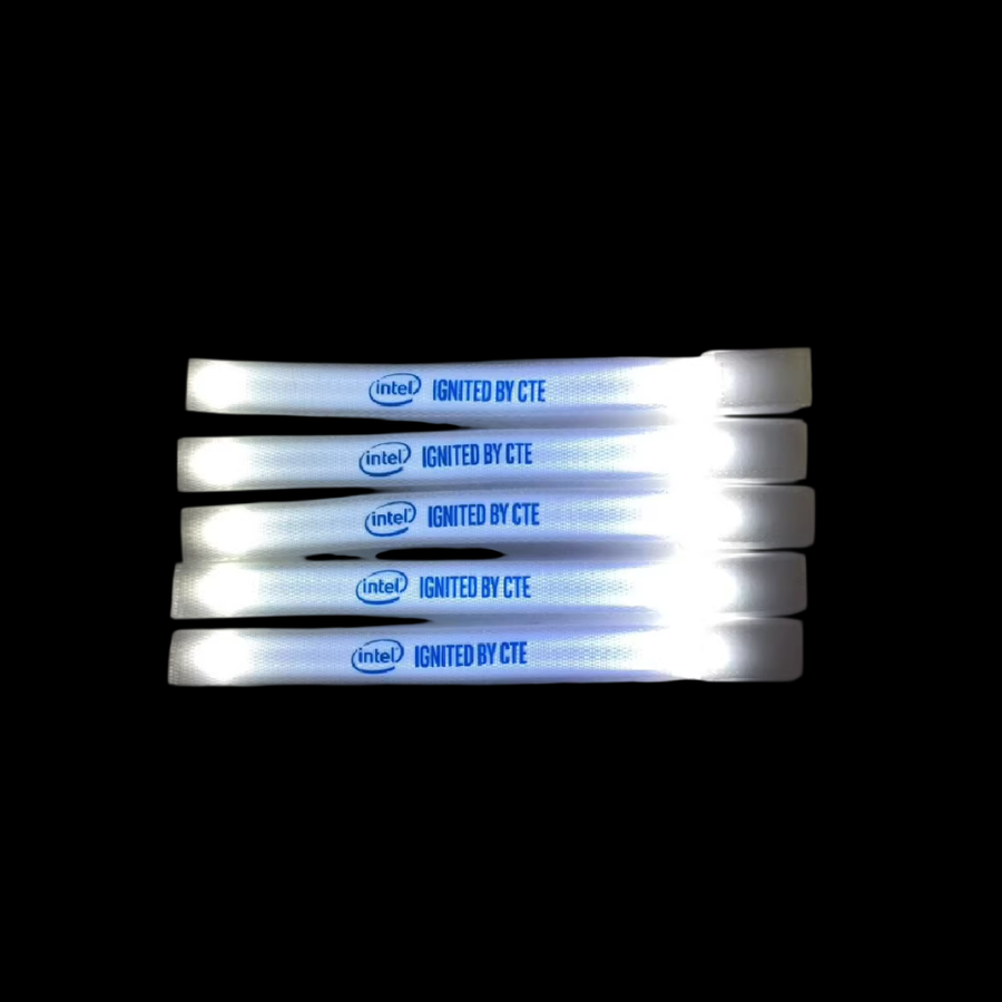 Glow Velcro Wristbands - Custom Stickers Now