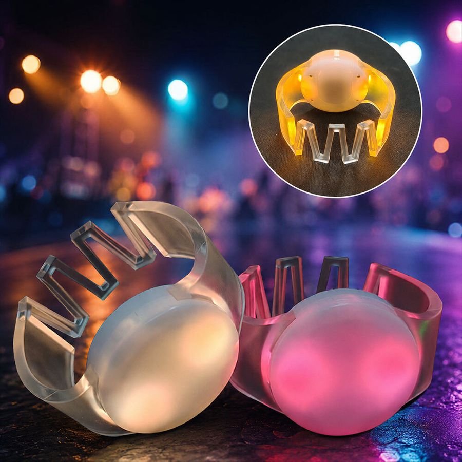 Glow Cheer Wristbands - Custom Stickers Now