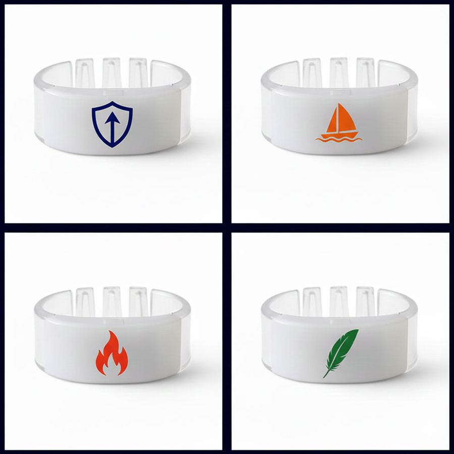 Glow Bangle Wristbands - Custom Stickers Now