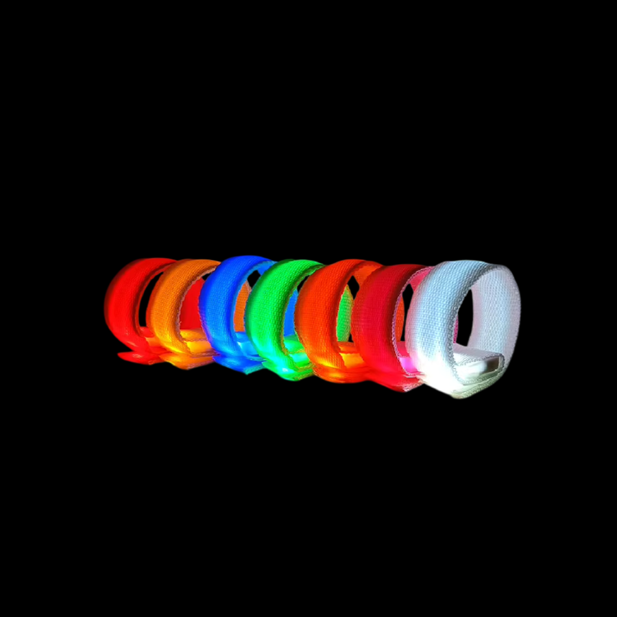 Glow Velcro Wristbands - Custom Stickers Now