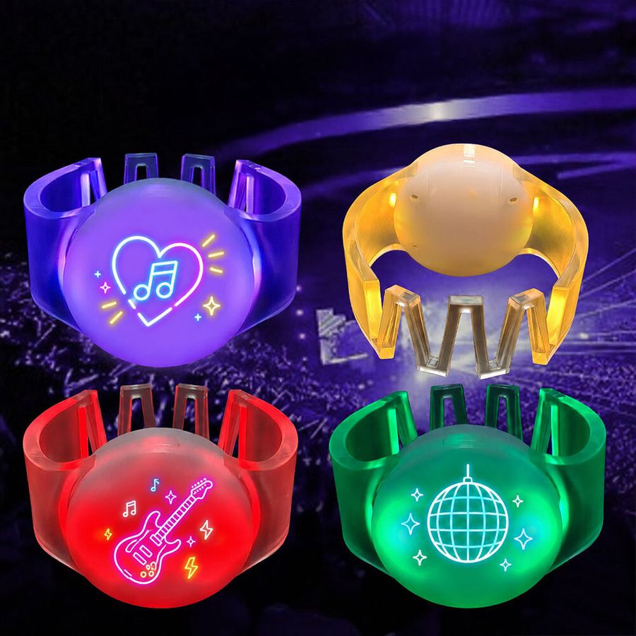 Glow Cheer Wristbands - Custom Stickers Now