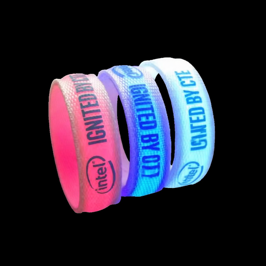 Glow Velcro Wristbands - Custom Stickers Now