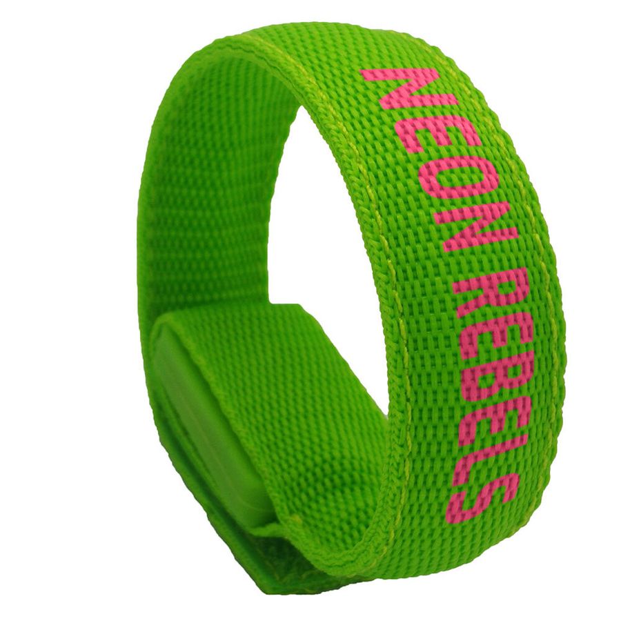Glow Velcro Wristbands - Custom Stickers Now