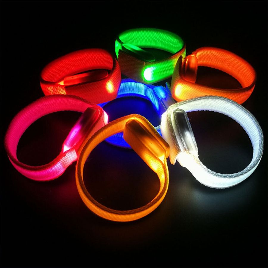 Glow Velcro Wristbands - Custom Stickers Now