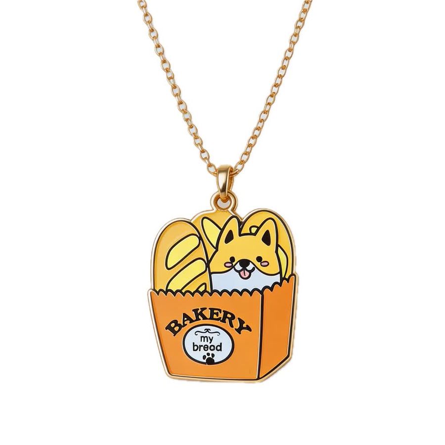 Hard Enamel Charm Necklaces - Custom Stickers Now