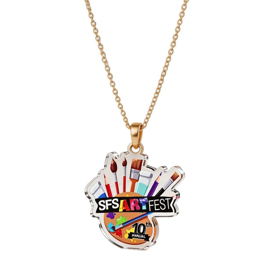Acrylic Charm Necklaces - Custom Stickers Now
