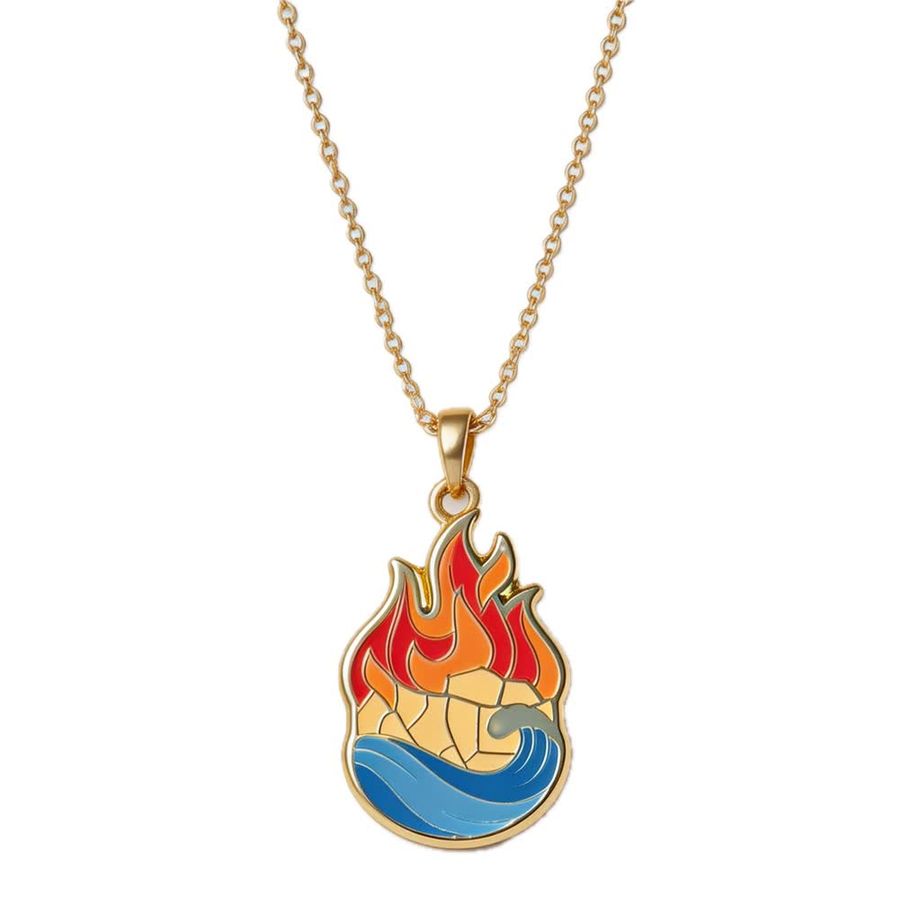 Hard Enamel Charm Necklaces - Custom Stickers Now