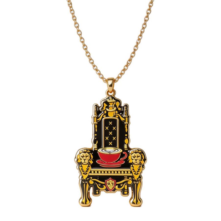 Hard Enamel Charm Necklaces - Custom Stickers Now