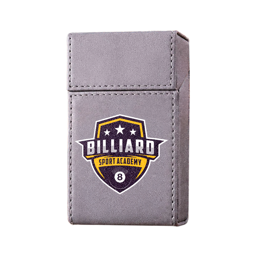 Flip Top PU Leather Full Bag Cigarette Cases - Custom Stickers Now