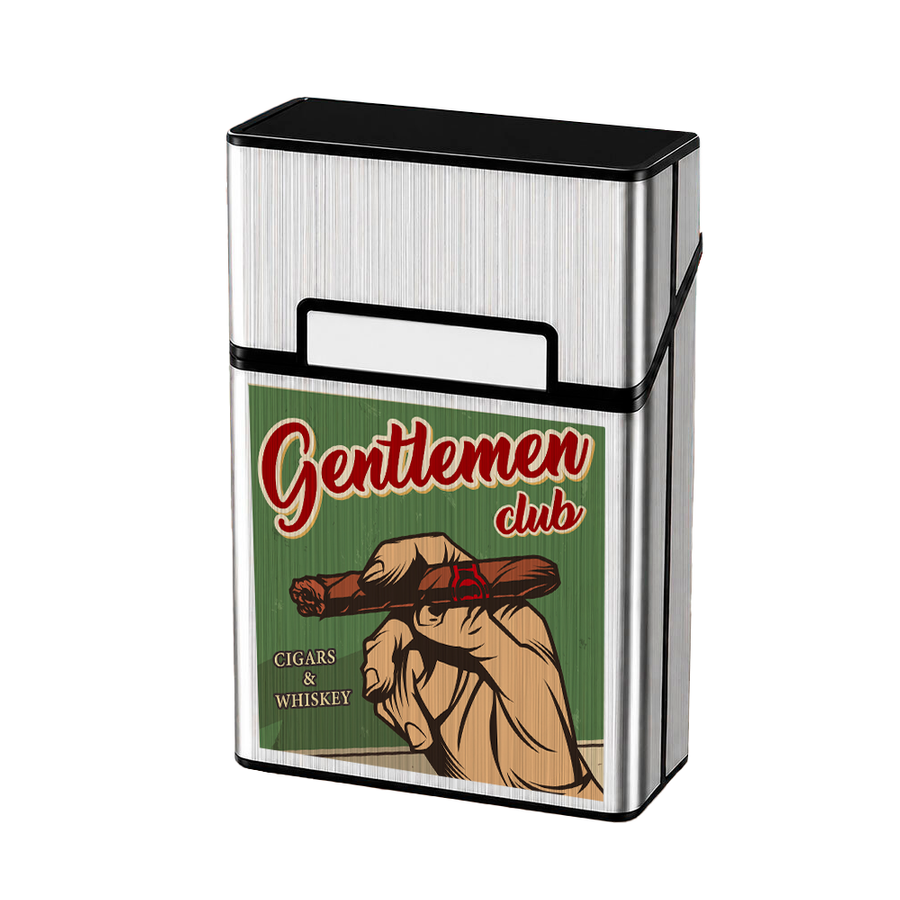 Metal Lid Cigarette Cigarette Cases - Custom Stickers Now