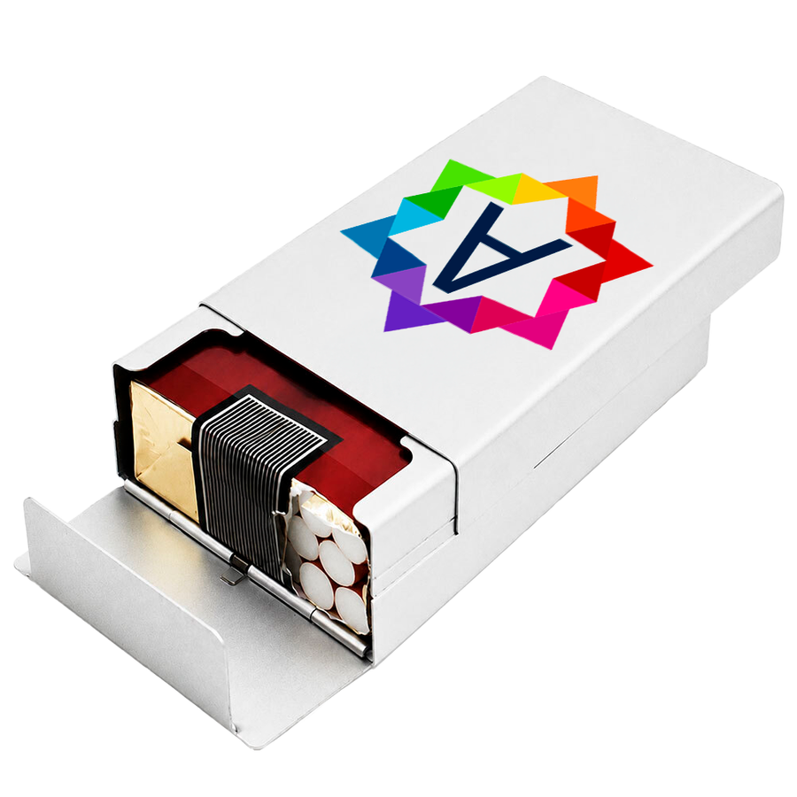 Metal Cigarette Cases - Custom Stickers Now