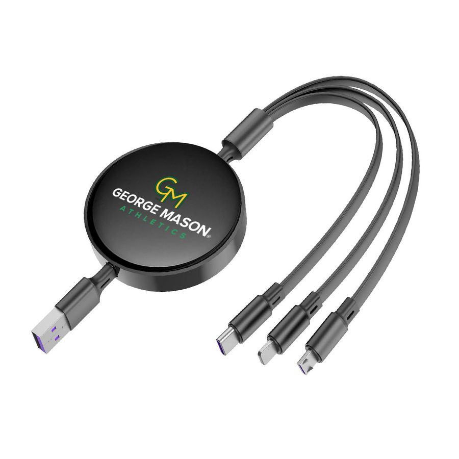 Soft Silicone 3-in-1 Charging Cables - Custom Stickers Now