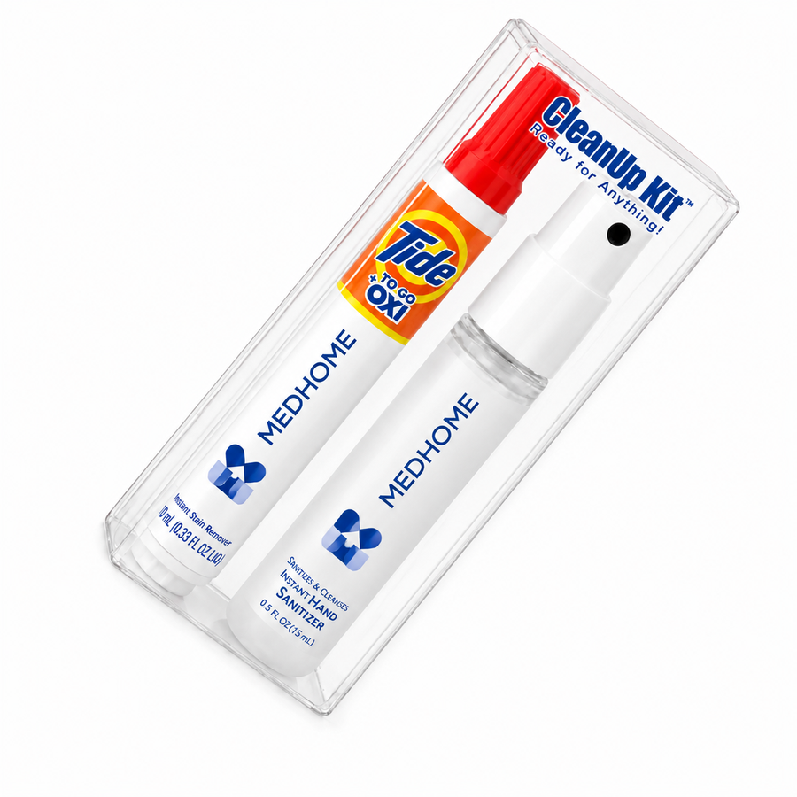 CleanUp Kit - Tide® to Go + Oxi and Sani-Pen® Clipless™ Travel Kits - Custom Stickers Now