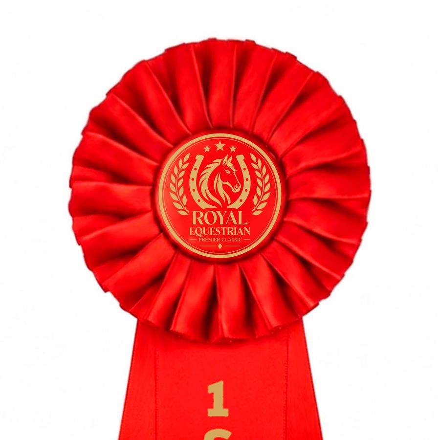 Gold Printing Rosette Buttons - Custom Stickers Now