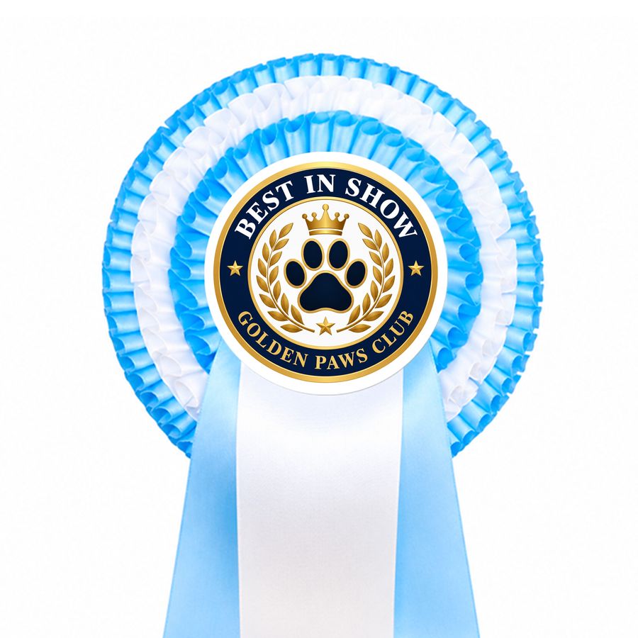 Giant Rosette Buttons - Custom Stickers Now