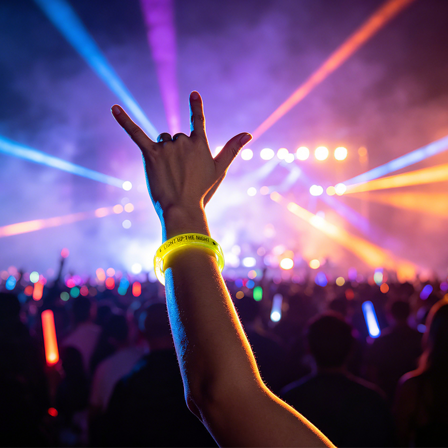 Custom Acrylic Glow Bracelets - Custom Stickers Now