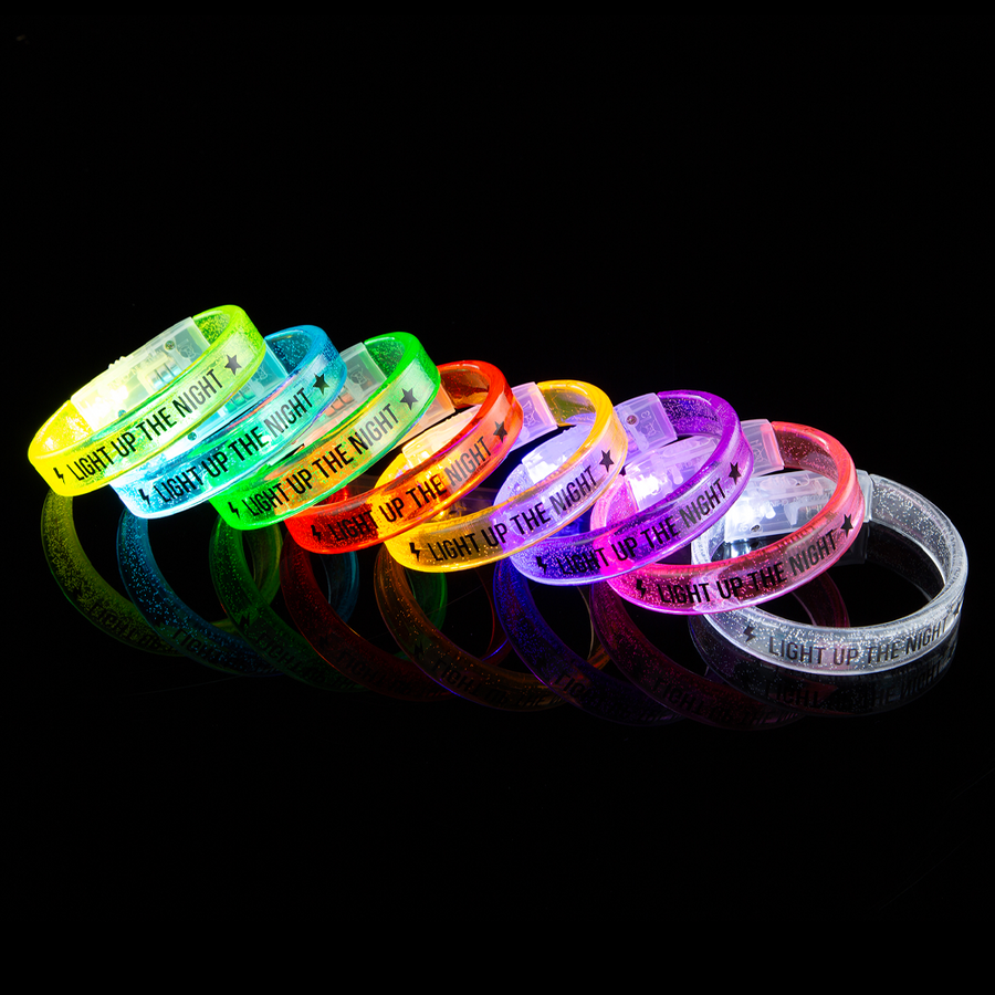 Custom Acrylic Glow Bracelets - Custom Stickers Now
