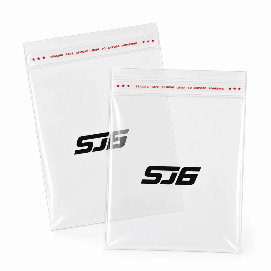 Resealable Clear Poly Bags - Custom Stickers Now