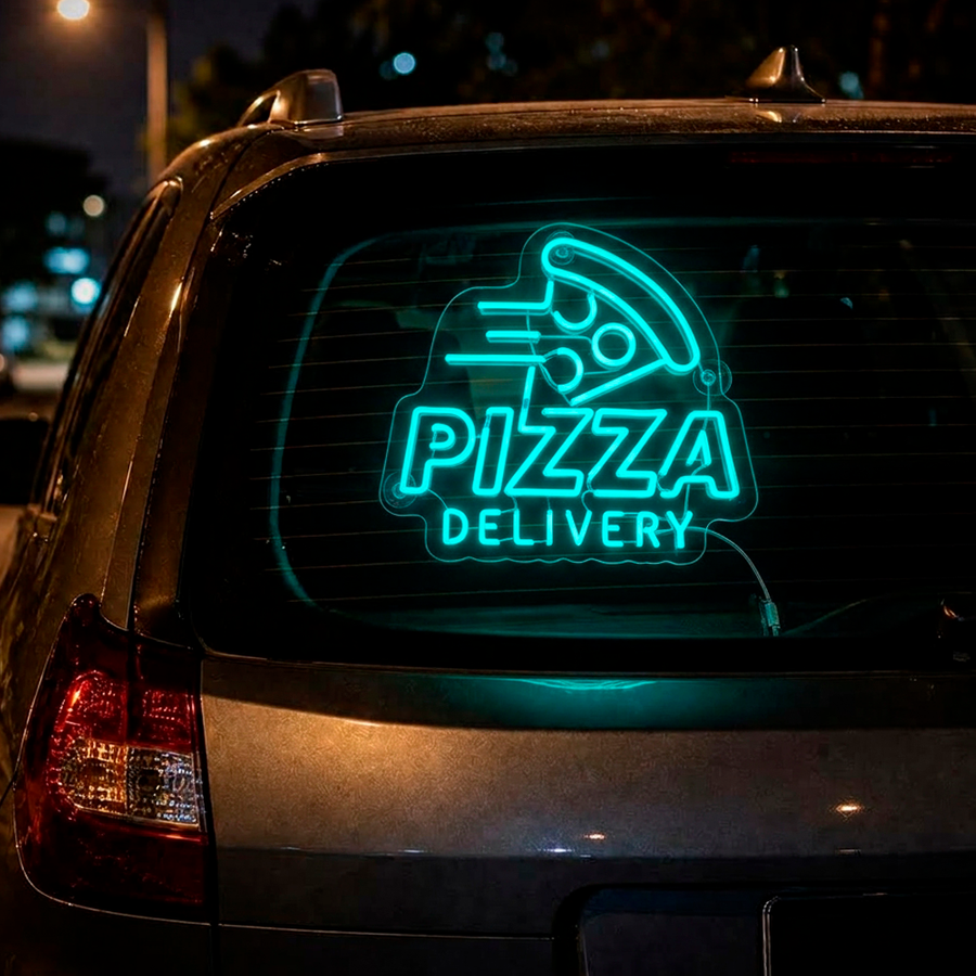 Illuminated Vehicle Signs - Custom Stickers Now