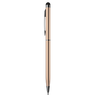 Glossy Stylus Ball Pen Rose Gold