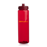Hydro Flow 32 Oz Plastic Water Bottles Red