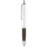 Curvy Retractable Plastic Ball Pen Black