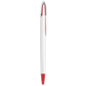 Blue White Retractable Blank Ball Pen Red