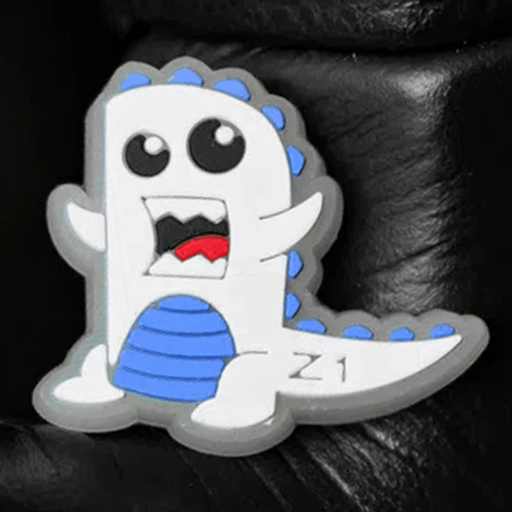 Blue Glow in the Dark - Custom Stickers Now